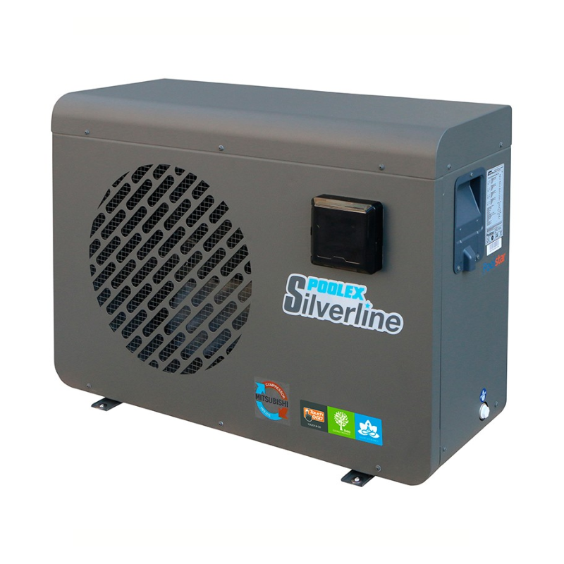 Bomba de Calor POOLEX Silverline de 5,5 a 22 kW para piscinas de hasta 110 m³