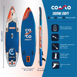 Tabla de Paddle Surf Hinchable Coasto Nautilus 11'8