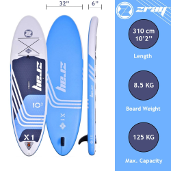 Tabla de Paddle Surf Hinchable Zray SUP X-Rider X1 10'2''