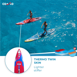 Tabla de Paddle Surf Hinchable Coasto Turbo 12'6