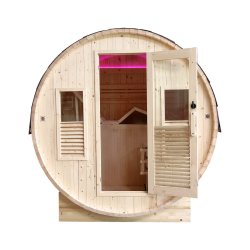 Sauna Exterior de Vapor HOLL'S Gaïa Bella con Accesorios Incluidos