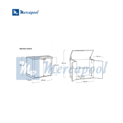 Caseta Montada Elevada para Piscina QP Filtro Alaska y Bomba Hayward StarPump