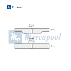 Rejilla Transversal para Curvas Reversible AstralPool