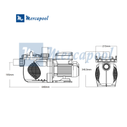 Bomba de Velocidad Variable EMAUX SPV150 1.5 CV Monofásica con WiFi