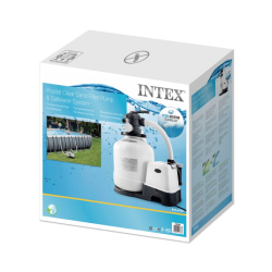 Depuradora de Arena Intex con Clorador Salino Krystal Clear Intex