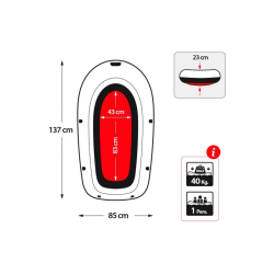 Bote de Recreo Hinchable Intex Explorer Pro