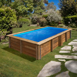 Piscina de Madera Gre Sunbay Lemon 3,75 x 2,00 x H. 0,68 m