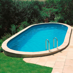 Piscina Enterrada Gre Sumatra Ovalada Kit Completo