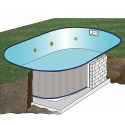 Piscina Enterrada Gre Sumatra Ovalada Kit Completo