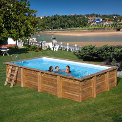 Piscina de Madera Gre Sunbay Evora 6,20 x 4,20 x H. 1,33 m