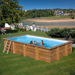 Piscina de Madera Gre Sunbay Mint 10,10 x 4,18 x H. 1,46 m