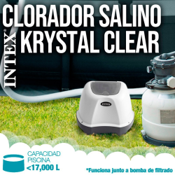 Clorador salino Intex Krystal Clear QS400 4 g/h 17m³ 26664