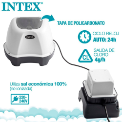 Clorador salino Intex Krystal Clear QS400 4 g/h 17m³ 26664