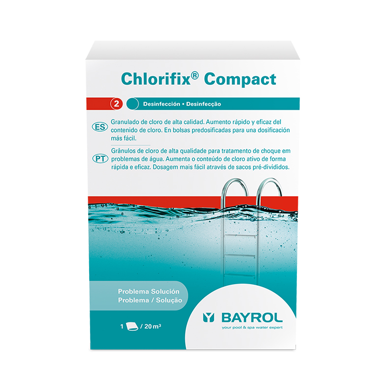 Cloro Choque Granulado Chlorifix Compact  Bayrol 1.2 Kg