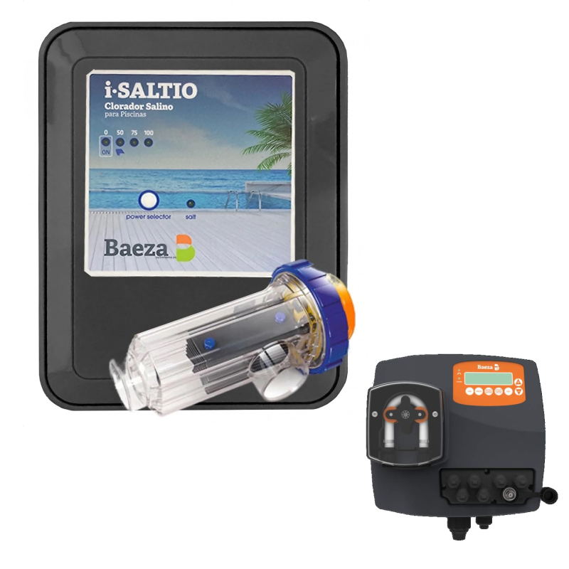 Clorador Salino BAEZA I-SALTIO con Control de pH Automático