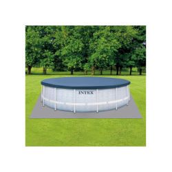 Piscina Intex Chevron Prism Frame Premium Ratan Ø488x122cm con dep. cartucho y Escalera 26746NP