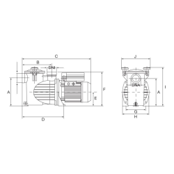 Bomba de Piscina SACI Optima Monofásica