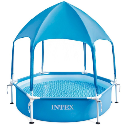 Piscina Intex Metal Frame con toldo 183x38cm 28209NP