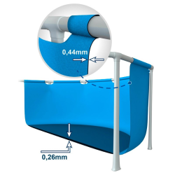 Piscina Intex Metal Frame con toldo 183x38cm 28209NP