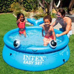 Piscina hinchable Intex Easy Set Ballena 183x51cm 26102NP