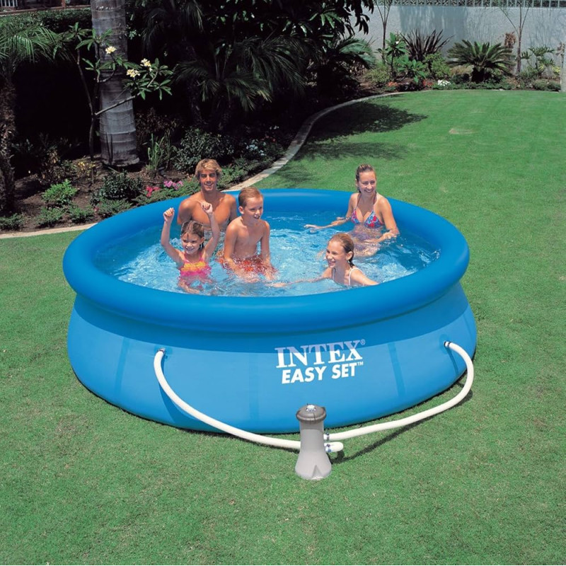 Piscina Desmontable INTEX Fast Set Autoportante de plastico con depuradora incluida