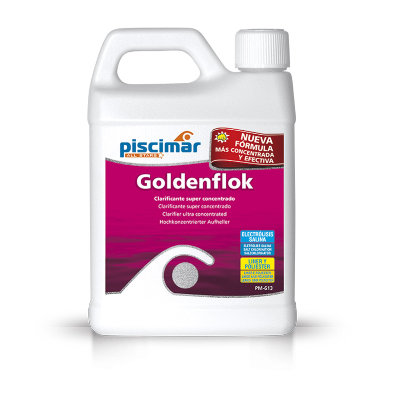 Abrillantador Super Concentrado Piscimar Goldenflok PM-613 1 Litro