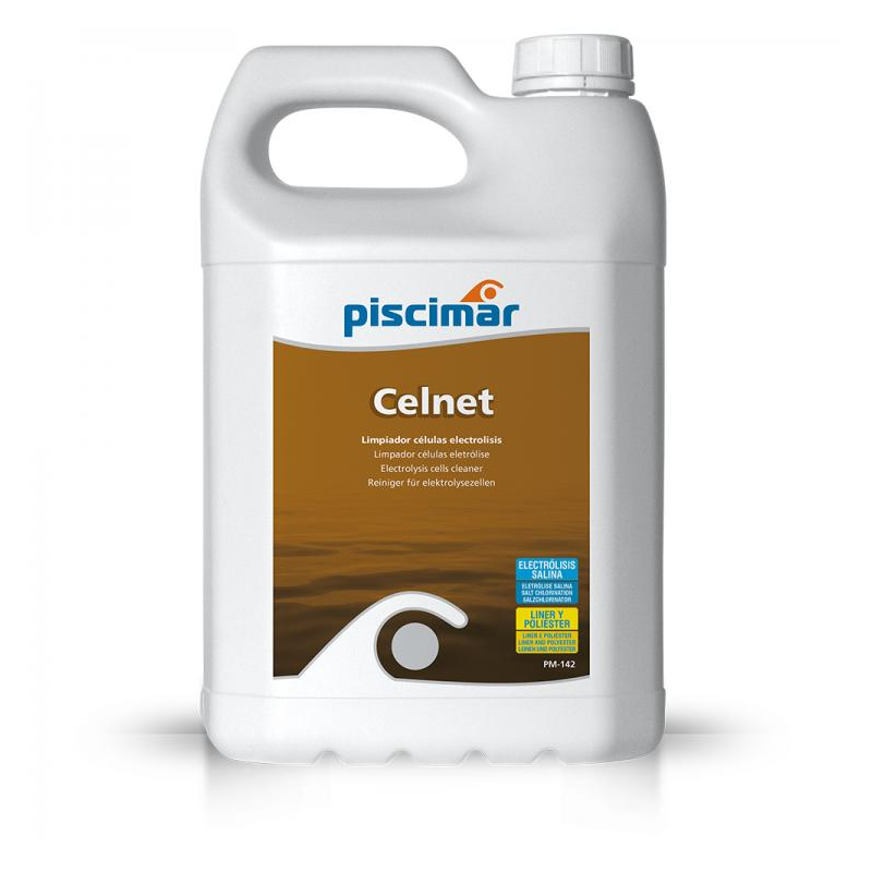 Limpiador de Células de Clorador Salino Piscimar Celnet PM-142 1 Litro