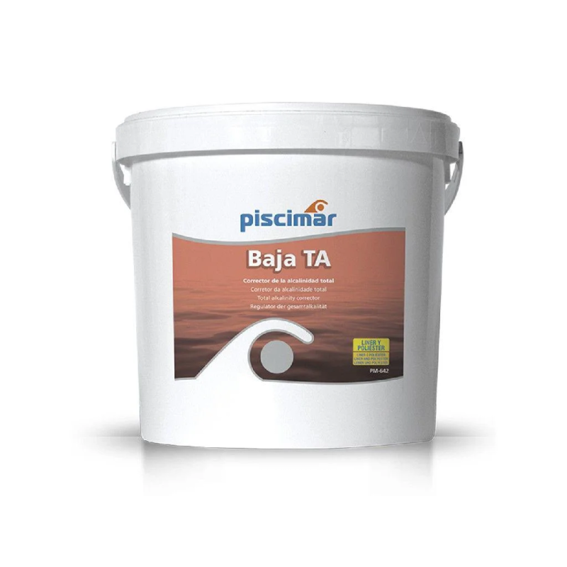 Reductor de Alcalinidad Piscimar Baja TA PM-642 8 Kg