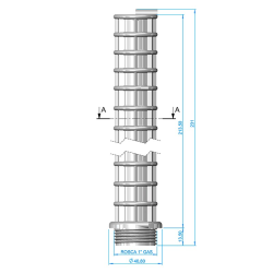 Brazo colector 1" 225 mm AstralPool 4404300916 (2 unidades)