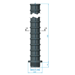 Brazo colector ¾" 225 mm AstralPool 4404300712 (incluye 2 unidades)