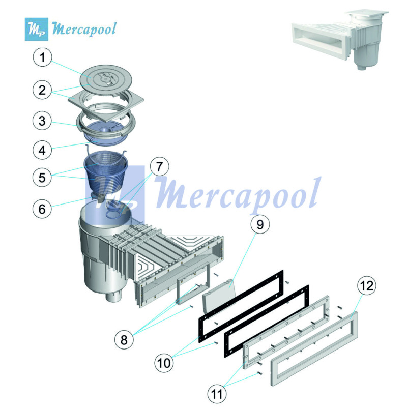 Skimmer Norm Astralpool 17,5 L. 56176 - 56299